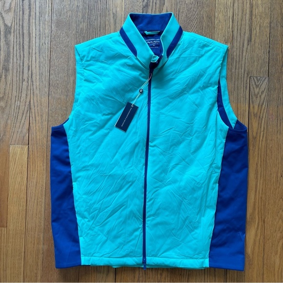 Holderness & Bourne The King Golf Vest Blue Size XL NWT - Picture 1 of 8